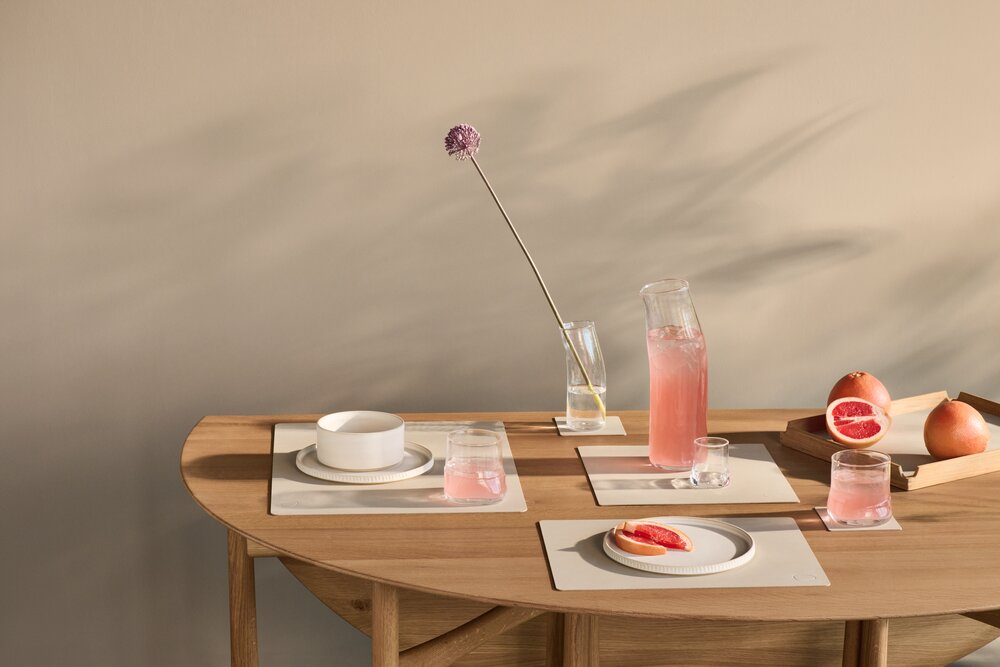 Glasbrik, Square - Linen